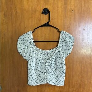 Floral Puff Sleeve Top